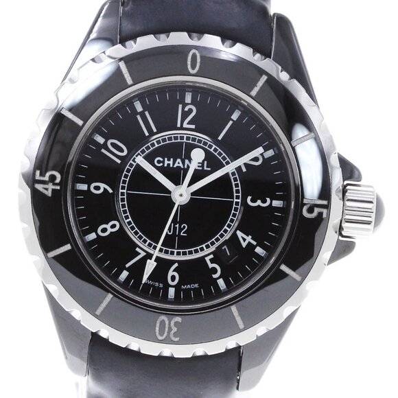CHANEL  Black ceramic date black Dial Quartz Ladies Watch_860020 - Picture 1 of 6